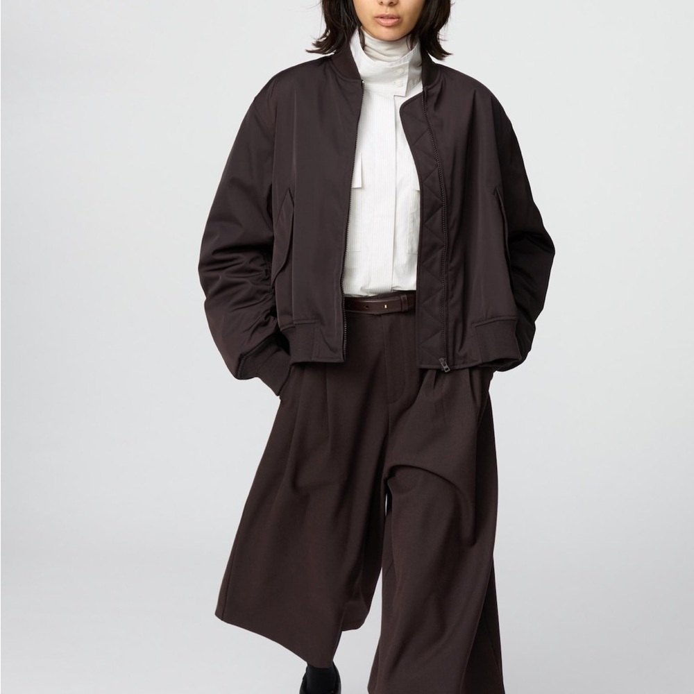 Uniqlo C: Dark Brown Culottes(new)
